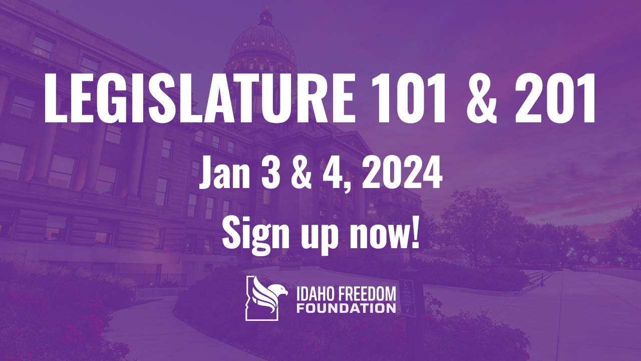 Idaho Freedom Conservative principles. Idaho solutions.